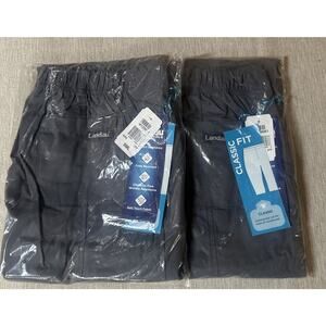 Landau Scrubs Pants Fade & Wrinkle Resistant Soft Touch Classic Fit Small 2 Pair